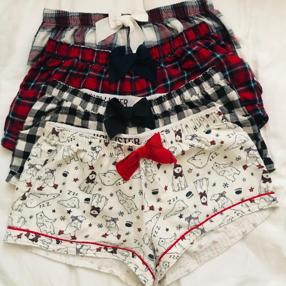 Hollister Flannel Pajama Shorts
